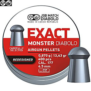 BALINES JSB EXACT MONSTER REDESIGNED ORIGINAL 400pcs 4.52mm (.177)