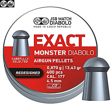 Munitions JSB Exact Monster Redesigned Original 400pcs 4.52mm (.177)