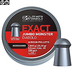 Air gun pellets JSB EXACT MONSTER REDESIGNED ORIGINAL 200pcs 5.52mm (.22)