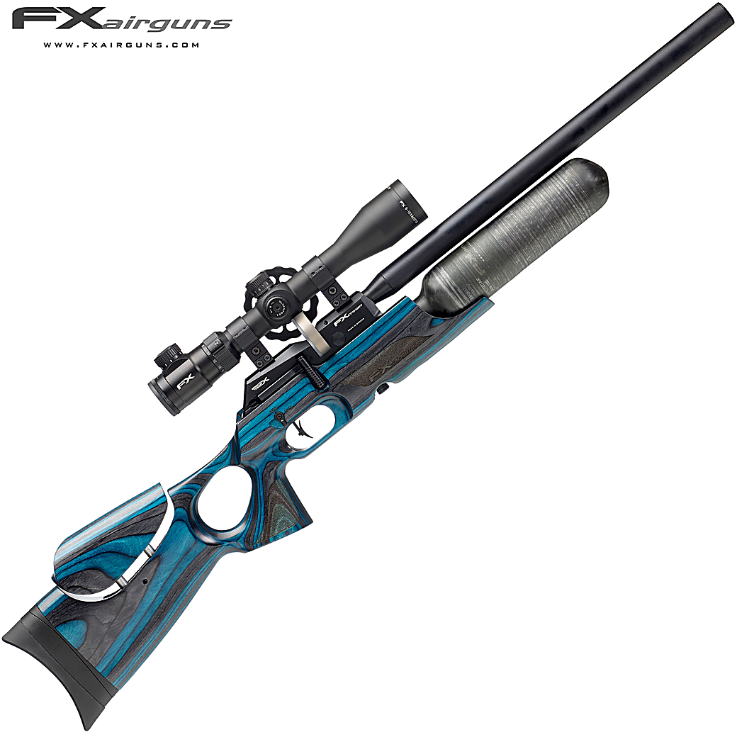 PCP AIR RIFLE FX CROWN BLUE LAMINATEPCP Air Rifles Mundilar PCP Air