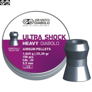 Balines JSB Ultra Shock Heavy Original 150pcs 5.50mm (.22)