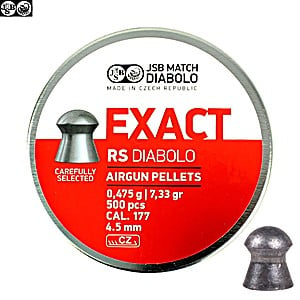 Air gun pellets JSB EXACT RS ORIGINAL 500pcs 4.52mm (.177)