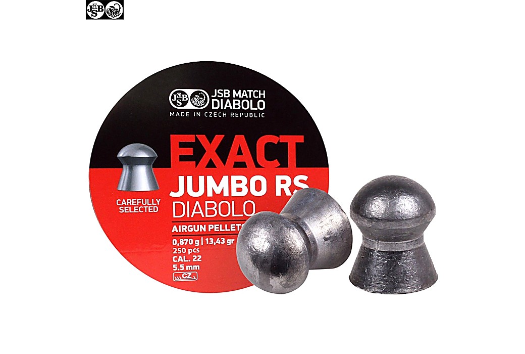 MUNITIONS JSB EXACT RS JUMBO ORIGINAL 250pcs 5.52mm (.22)