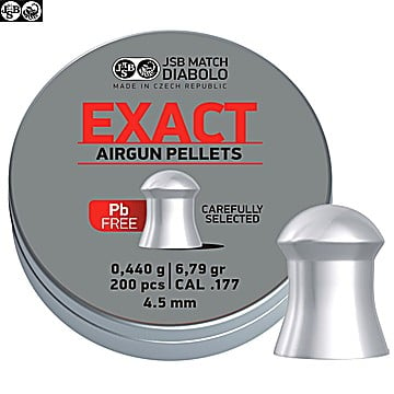 MUNITIONS JSB EXACT LEAD FREE 200pcs 4.52mm (.177)