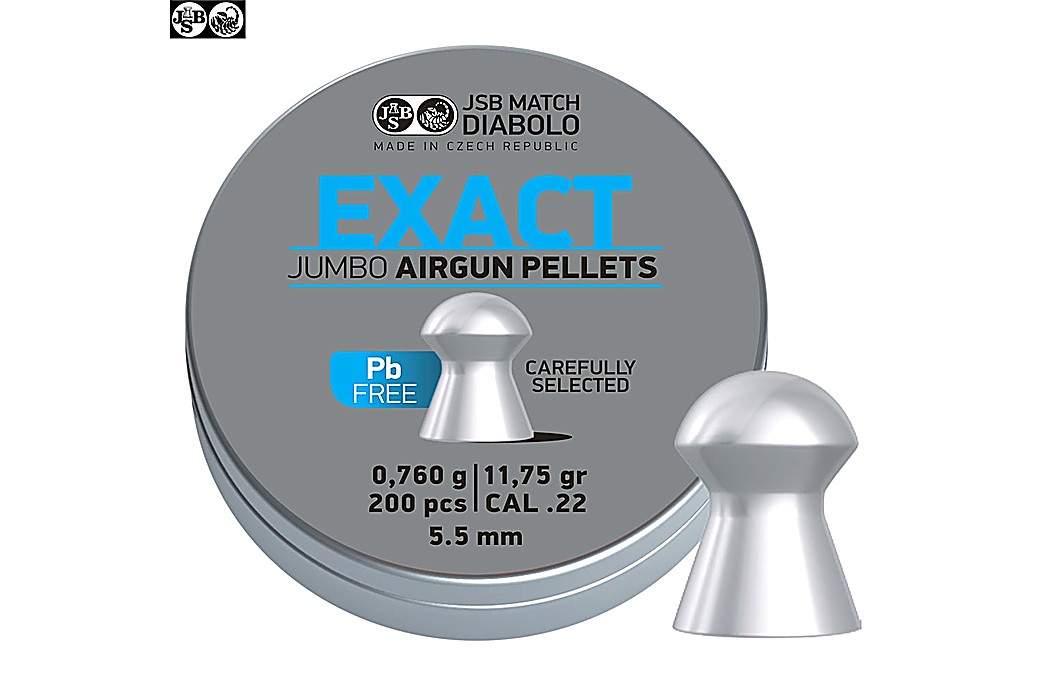 Air gun pellets JSB EXACT LEAD FREE 200pcs 5.52mm (.22)