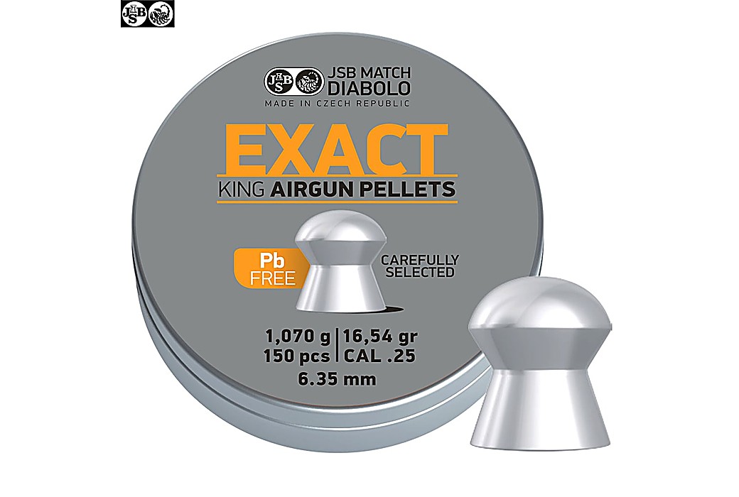 Air gun pellets JSB EXACT KING LEAD FREE 150pcs 6.32mm (.25)