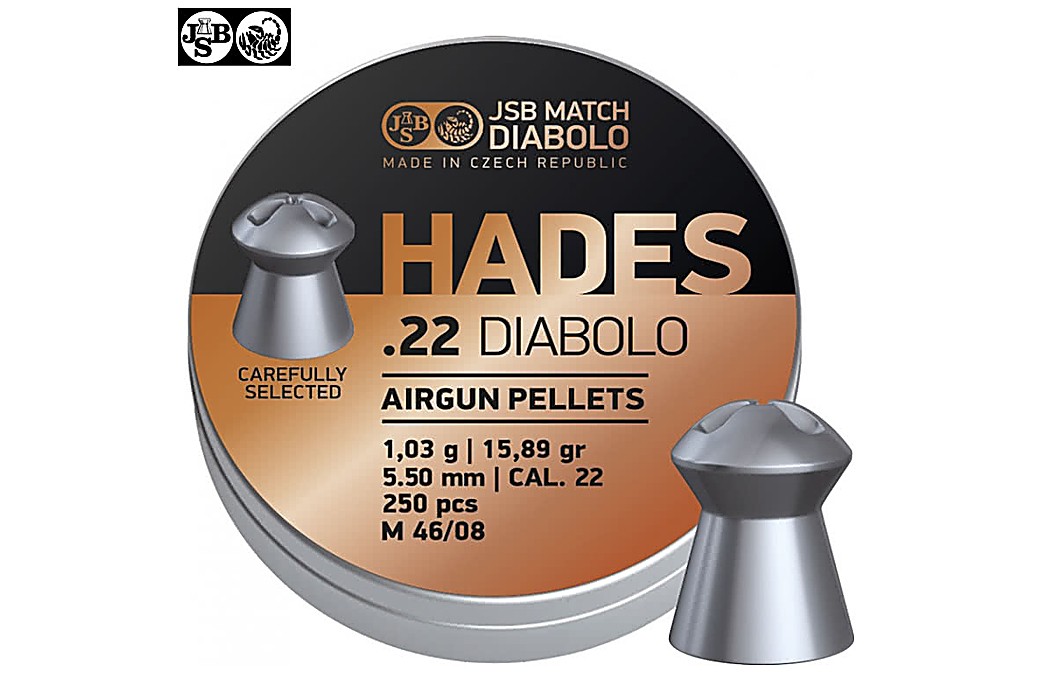 Air gun pellets JSB HADES ORIGINAL 5.50mm (.22) 250pcs