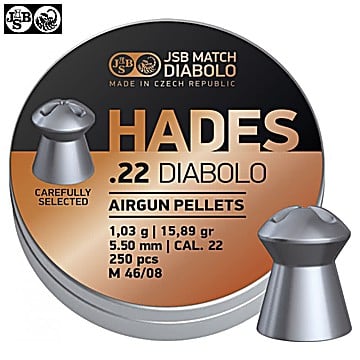 Air Gun Pellets JSB Hades Original 5.50mm (.22) 250pcs