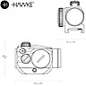 LUNETTE DE TIR RED DOT HAWKE VANTAGE 1X20 WEAVER