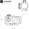 LUNETTE DE TIR RED DOT HAWKE VANTAGE 1X30 WEAVER