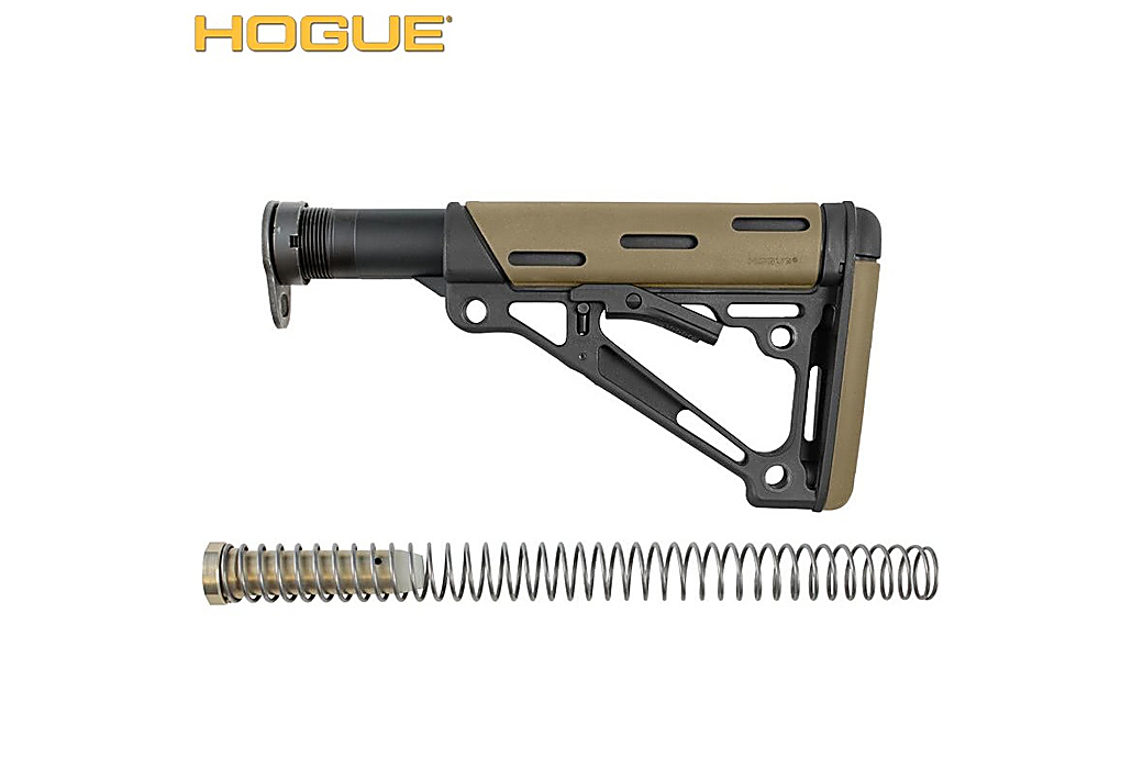 HOGUE AR-15/M-16 COLLAPSIBLE BUTTSTOCK ASSEMBLY GHILLIE GREEN