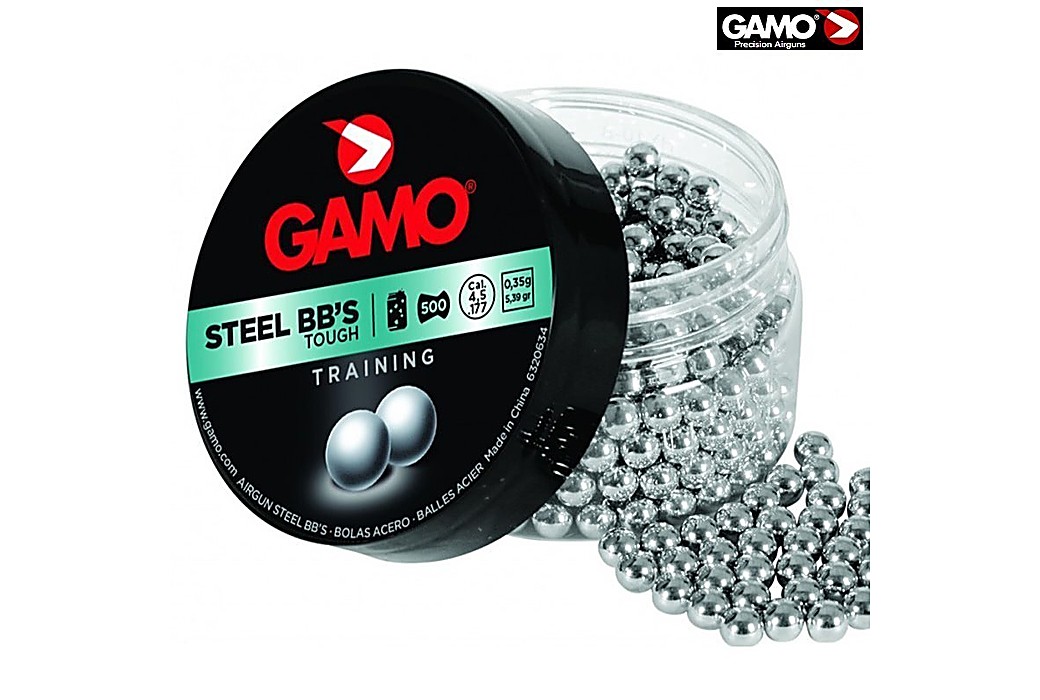 Air gun pellets GAMO Round BB STEEL 500pcs 4.50mm