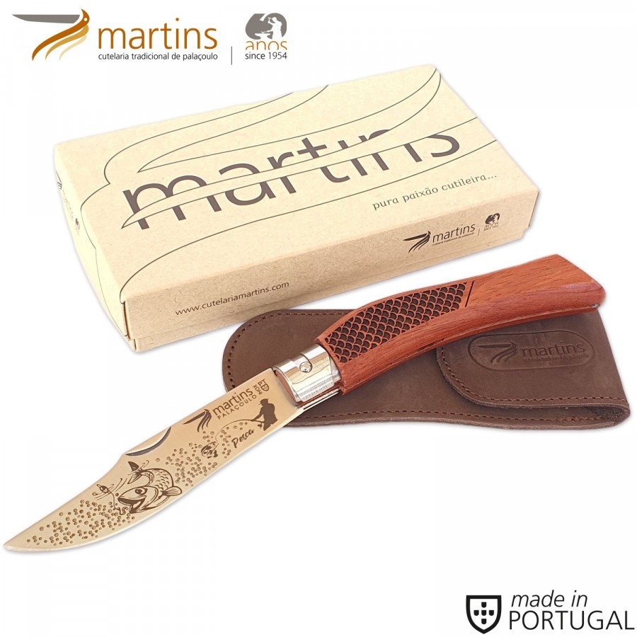 Buy online Martins Pocket Knife Eco L Fishing 9.5CM (Leather Pouch) from  MARTINS CUTELARIA • Shop of Pocket Knives
