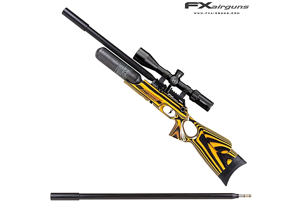 CARABINA PCP FX CROWN CONTINUUM YELLOW LAMINATE