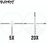 LUNETTE DE TIR ELEMENT OPTICS TITAN 5-25X56 EHR-2D FFP MRAD