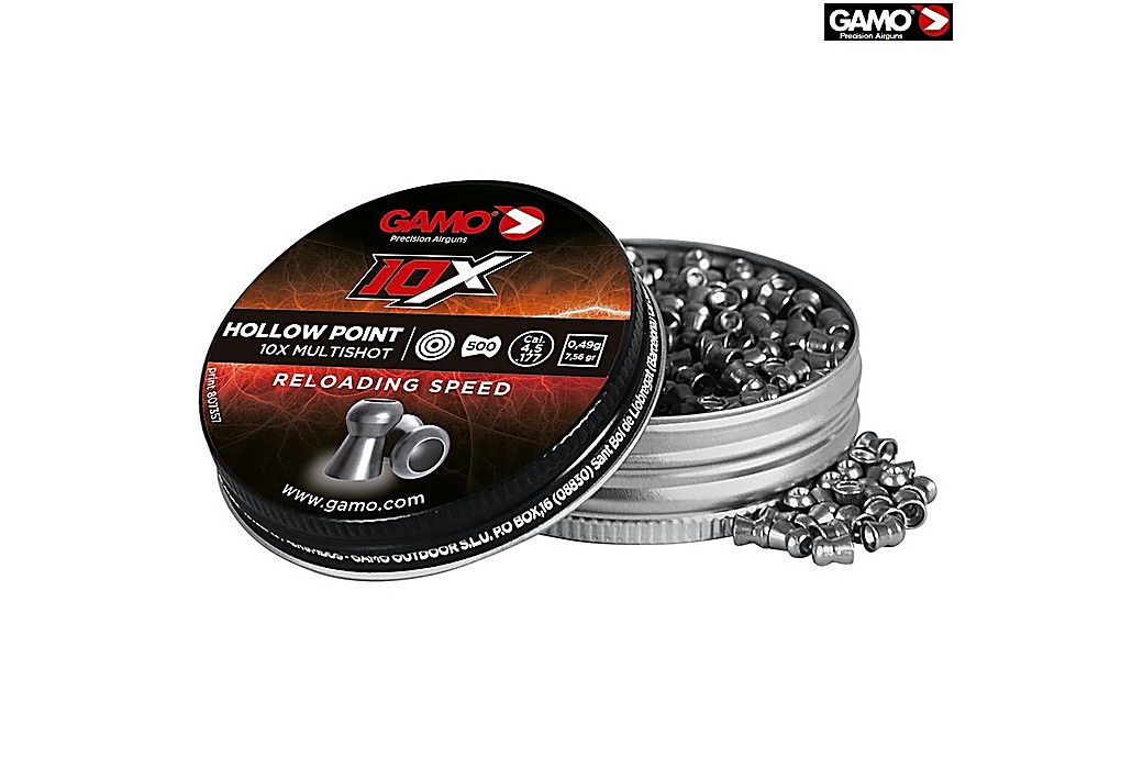 Air gun pellets GAMO HOLLOW POINT 10X 4.50mm (.177) 500PCS