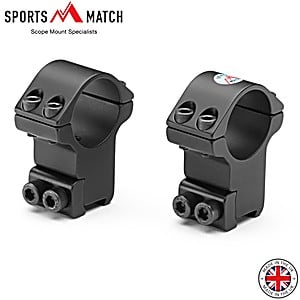 SPORTSMATCH HTO8C Two-Piece Mount 1" 9-11mm HIGH