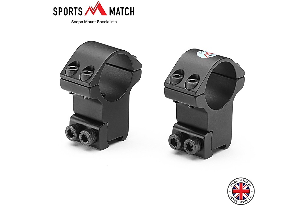 SPORTSMATCH HTO8C Two-Piece Mount 1" 9-11mm HIGH