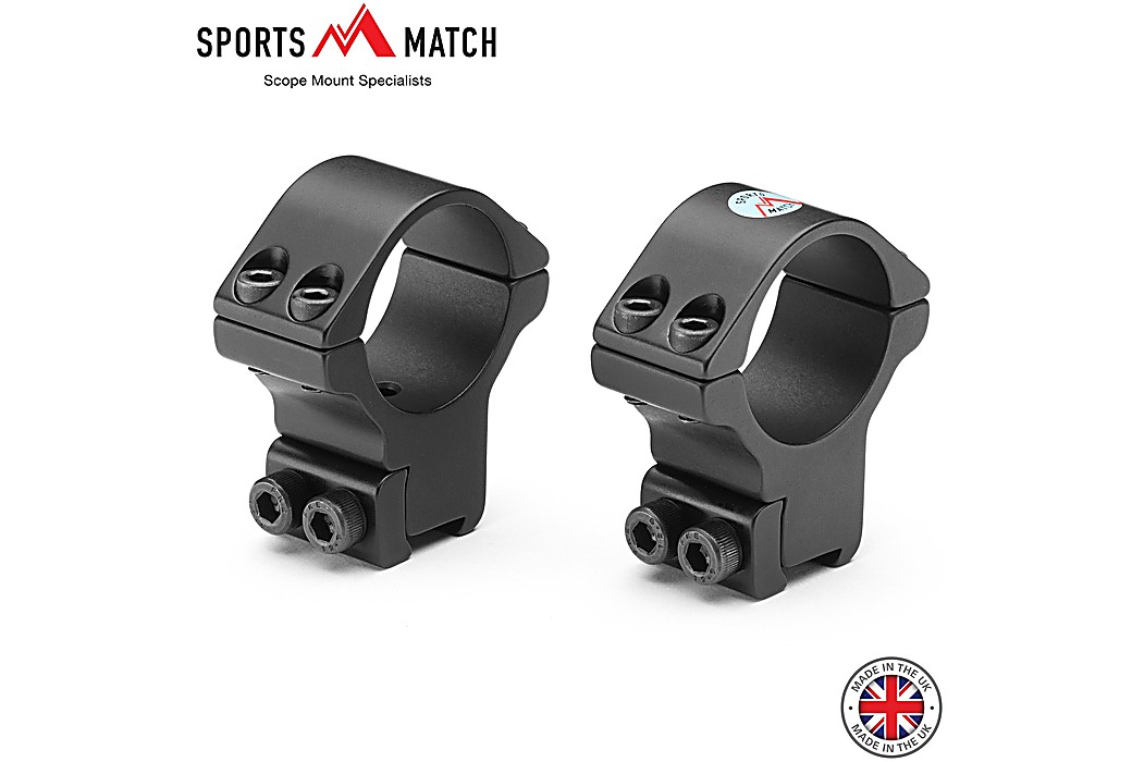 SPORTSMATCH HTO36C Two-Piece Mount 30mm 9-11mm HIGH