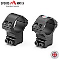 Sportsmatch Atp61 Monturas 2Pc 30mm 9-11mm Altura Ajustable