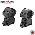 Sportsmatch HTO76 Weaver Two Piece Mounts 1" Weaver High