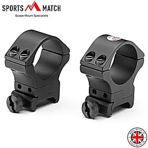 SPORTSMATCH ATP72 WEAVER TWO PIECE MOUNTS 30mm WEAVER ADJUSTABLE ELEVATION