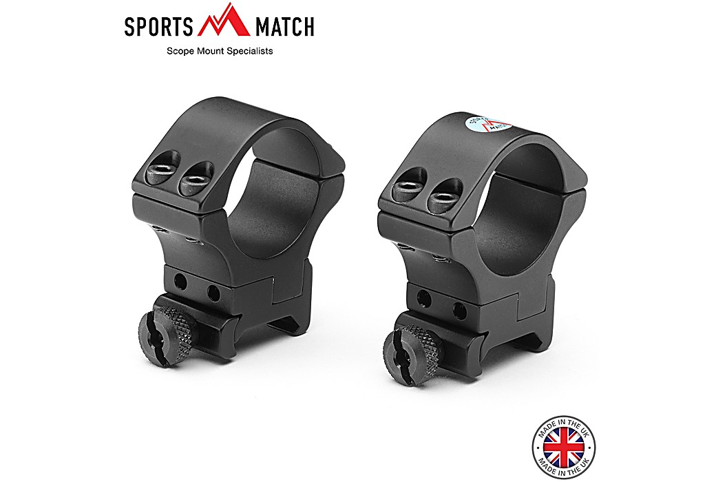 SPORTSMATCH ATP72 WEAVER TWO PIECE MOUNTS 30mm WEAVER ADJUSTABLE ELEVATION