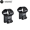 HAWKE MONTAGE 2PCS 1" 9-11mm HAUT