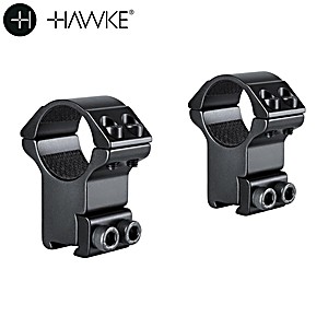 HAWKE Two-Piece Mount 1" 9-11mm HIGH