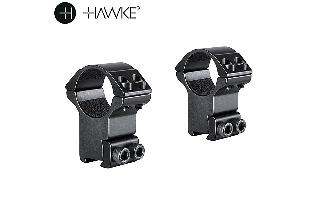 HAWKE Two-Piece Mount 1" 9-11mm HIGH