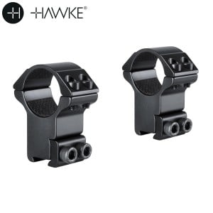 HAWKE MONTAGE 2PCS 1" 9-11mm HAUT