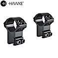 Hawke Montage 2Pcs 1" 9-11mm Haut