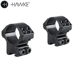 HAWKE MONTAGE 2PCS 1" 9-11mm MOYEN