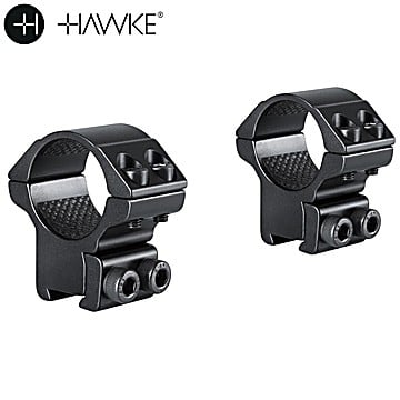 Hawke Two-Piece Mount 1" 9-11mm Medium