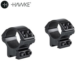 HAWKE MONTAGEM 2 PCS 1" 9-11mm BAIXA