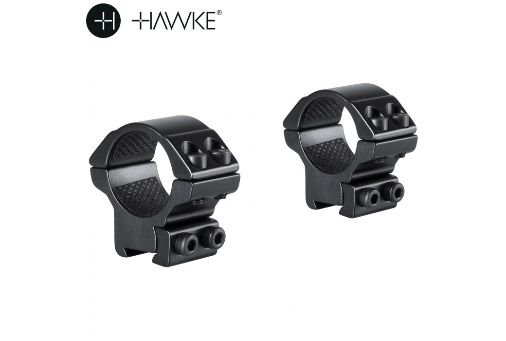 HAWKE MONTURAS 2 PCS 1" 9-11mm BAJA