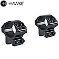 Hawke Montagem 2 Pcs 1" 9-11mm Baixa