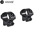 Hawke Two-Piece Mount 1" 9-11mm Low