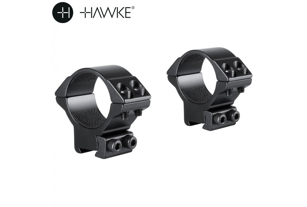 HAWKE MONTAGE 2PCS 30mm 9-11mm MOYEN