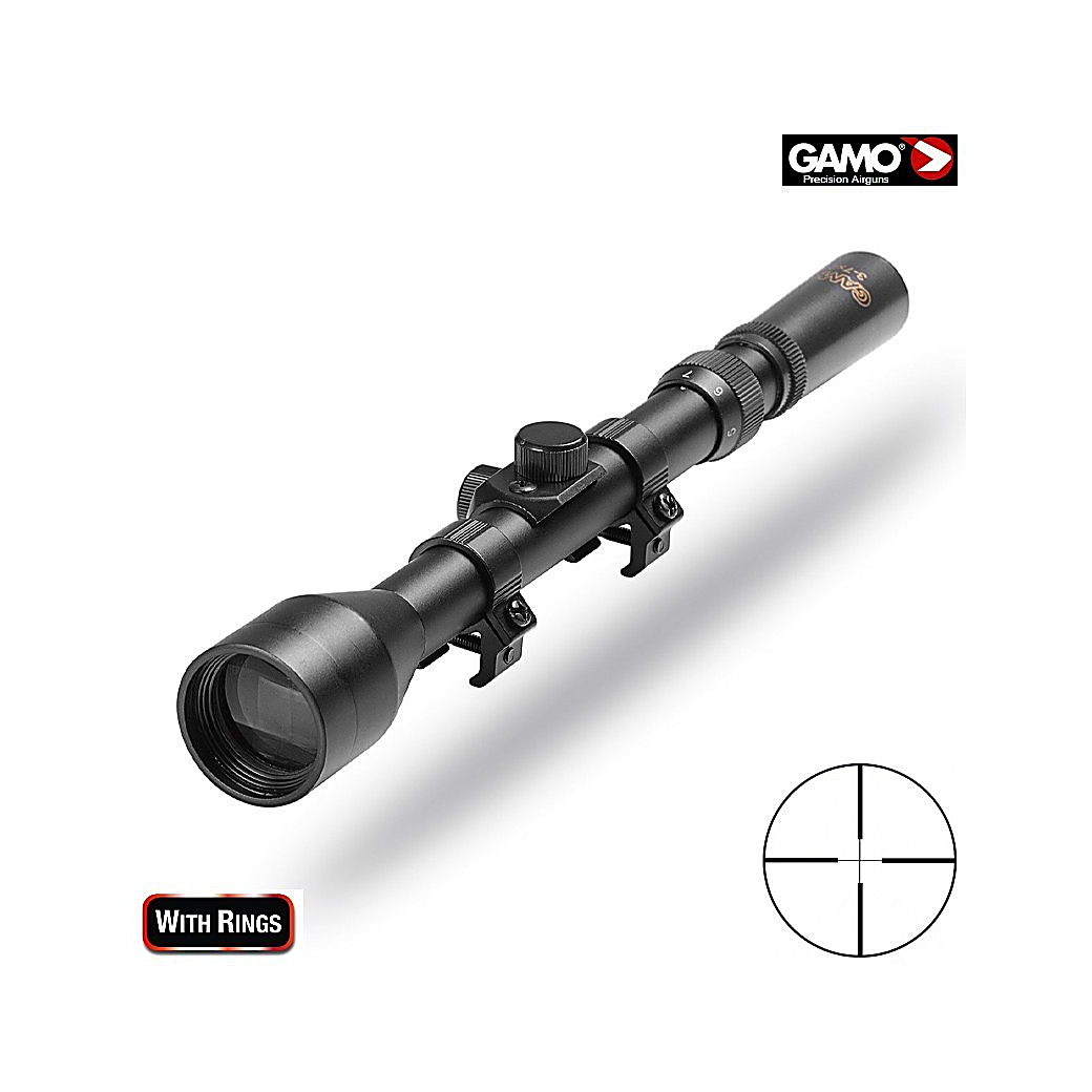 Buy Online SCOPE GAMO 3 7X28 TV ZOOM From GAMO Brand GAMO BSA Scopes Sights Online Store 