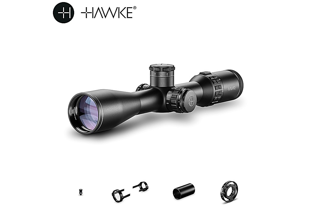 SCOPE HAWKE SIDEWINDER 30 SF 6.5-20X44 20X HALF MIL