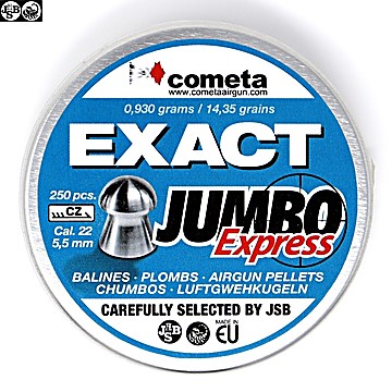 Air gun pellets JSB EXACT EXPRESS JUMBO 250pcs 5.52mm (.22)