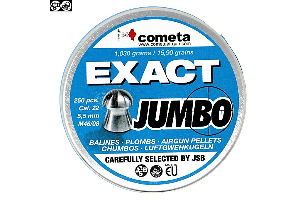 BALINES JSB EXACT JUMBO 250pcs 5.52mm (.22)