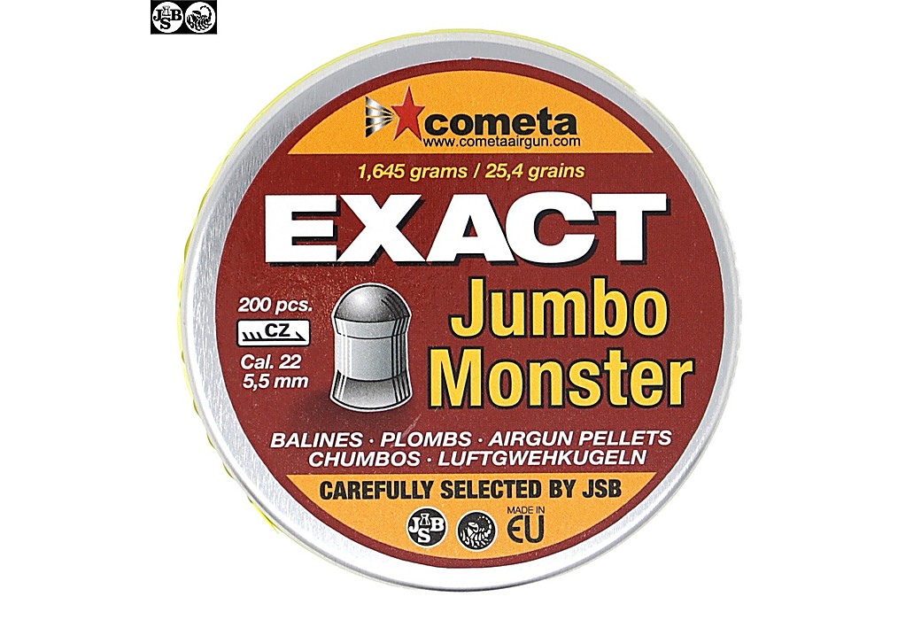 BALINES JSB EXACT MONSTER JUMBO 200pcs 5.52mm (.22)