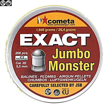 Air gun pellets JSB EXACT MONSTER JUMBO 200pcs 5.52mm (.22)