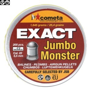 MUNITIONS JSB EXACT MONSTER JUMBO 200pcs 5.52mm (.22)
