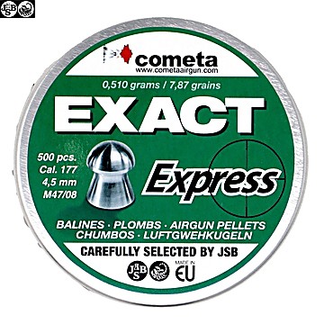 Munitions JSB Exact Express 500pcs 4.52mm (.177)