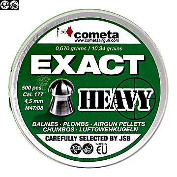 Chumbo JSB Exact Heavy 500pcs 4.52mm (.177)