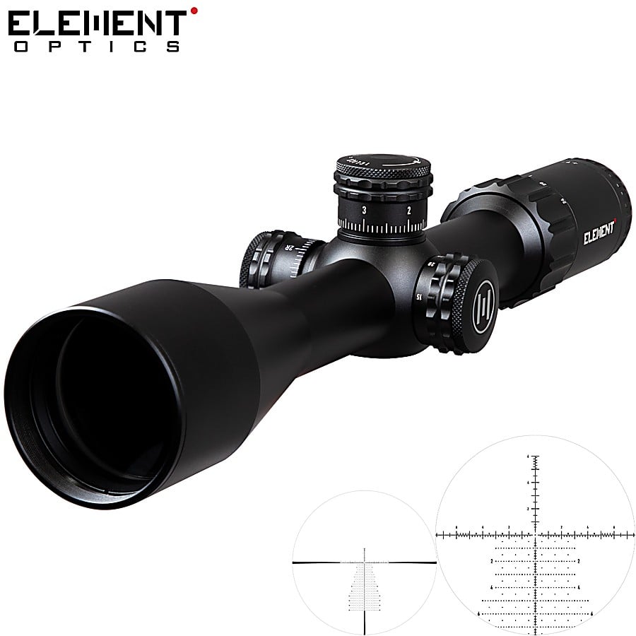 Achetez en ligne Lunette De Tir Element Optics Helix 6-24X50 APR-2D FFP  MRAD de la ELEMENT OPTICS • Boutique de Lunettes de tir ELEMENT OPTICS