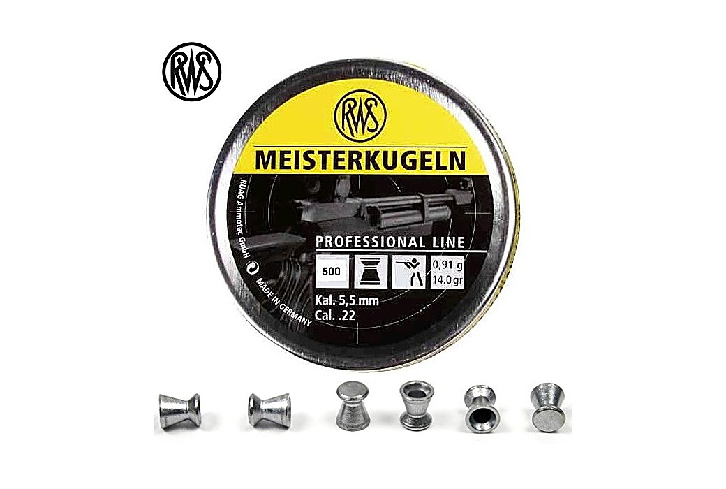 RWS MEISTERKUGELN 500pcs 5.5mm (.22)